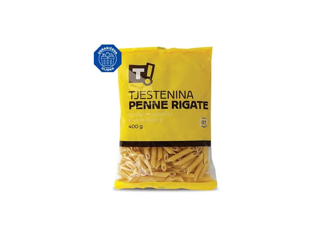 TJ. PENNE RIGATE 400 g T!