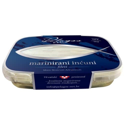 Inćuni marinirani filet u suncokretovom ulju