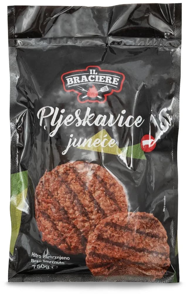 PLJESKAVICA JUNEĆA 6kom 750g