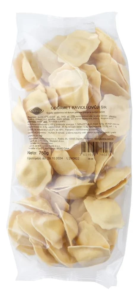 750G AURELIA RAVIOLI OVČJI SIR