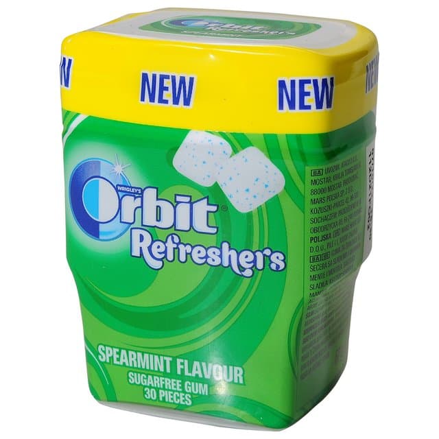 Žvakaća guma Orbit Refreshers Spearmint Bočica
