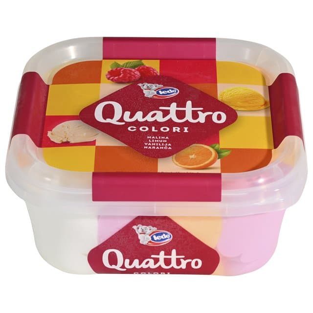 Ledo Sladoled colori-fruit, Colori-choco quattro