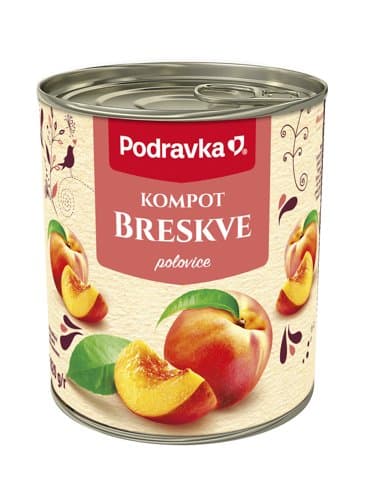 KOMPOT BRESKVA 410g PODRAVKA