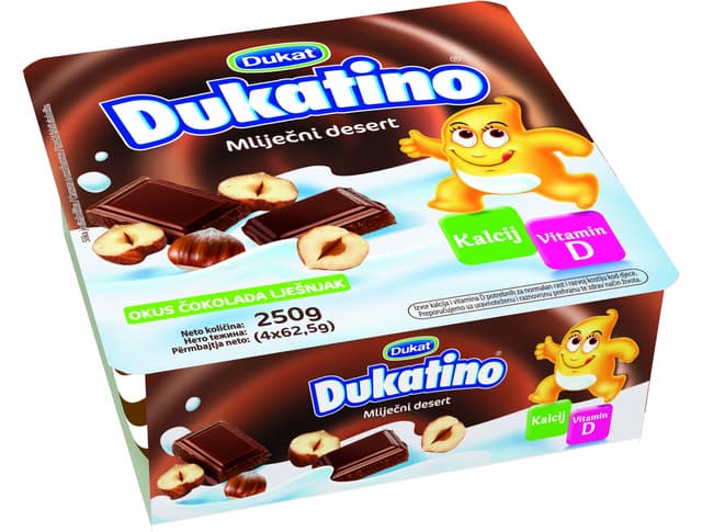 Dukatino čokolješnjak 4x62.5g