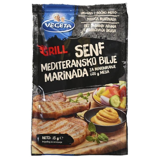 Vegeta Grill Marinada Senf Mediteransko Bilje