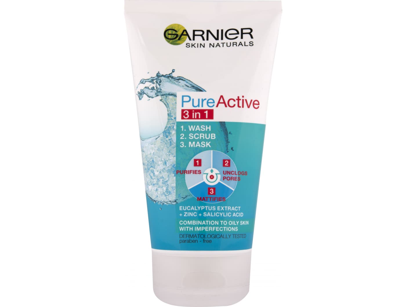 Garnier Gel za čišćenje lica Pure 3u1