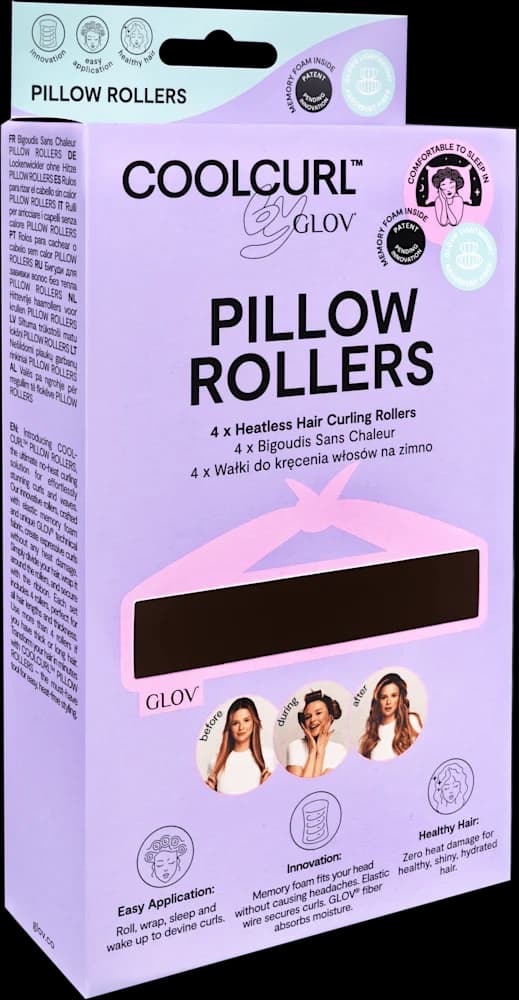 Glov CoolCurl uvijači Pillow 4/1 crni