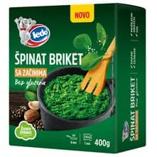 ŠPINAT BRIKET SA ZAČINIMA 400 g LEDO