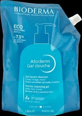 BIODERMA Atoderm refill gel za tuš.1L