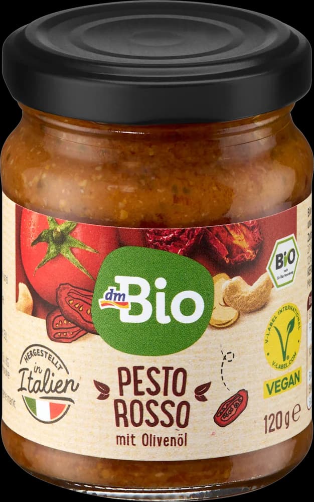 dmBio pesto rosso rajč. 120 g