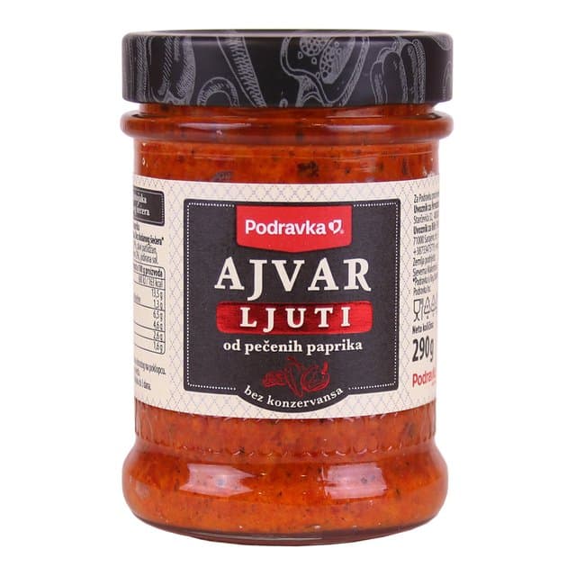 Ajvar Ljuti od Pečene Paprike