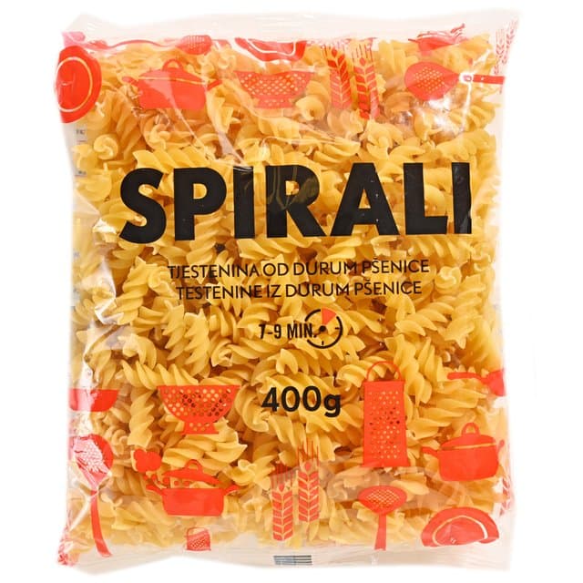 TIJESTO SPIRALI 400g GRANO DORO