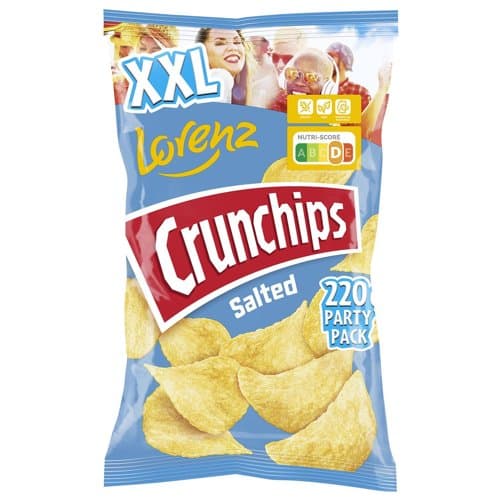 ČIPS CRUNCHIPS SLANI 220 g LORENZ