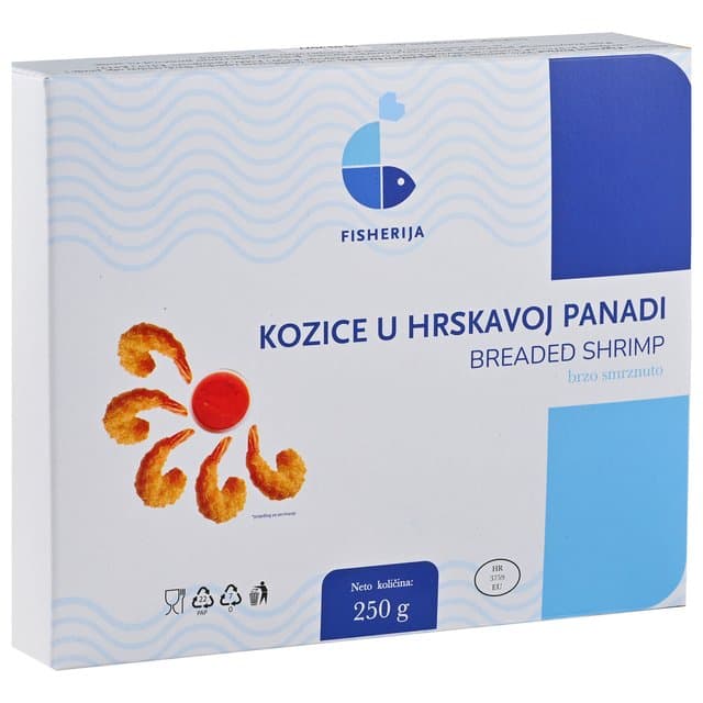 KOZICE U HRSKAVOJ PANADI 250 g
