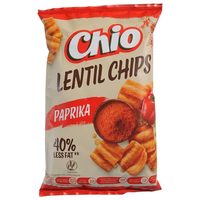 Čips od leće paprika