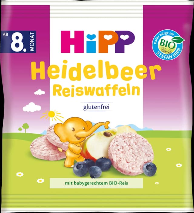 Hipp EKO kreker od riže s borovn. 30 g