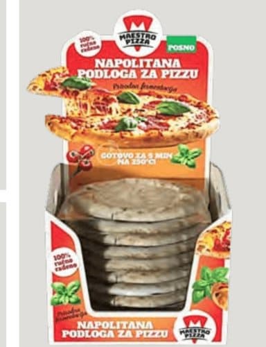 PODLOGA ZA PIZZU NAPOLITANA 260g DUPIN