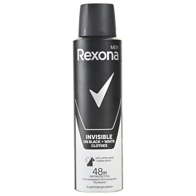 Rexona Men Invisible Black+White Dezodorans u Spreju