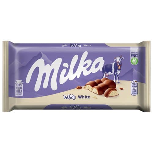 Milka Čokolada mliječ.bubbly white 95g
