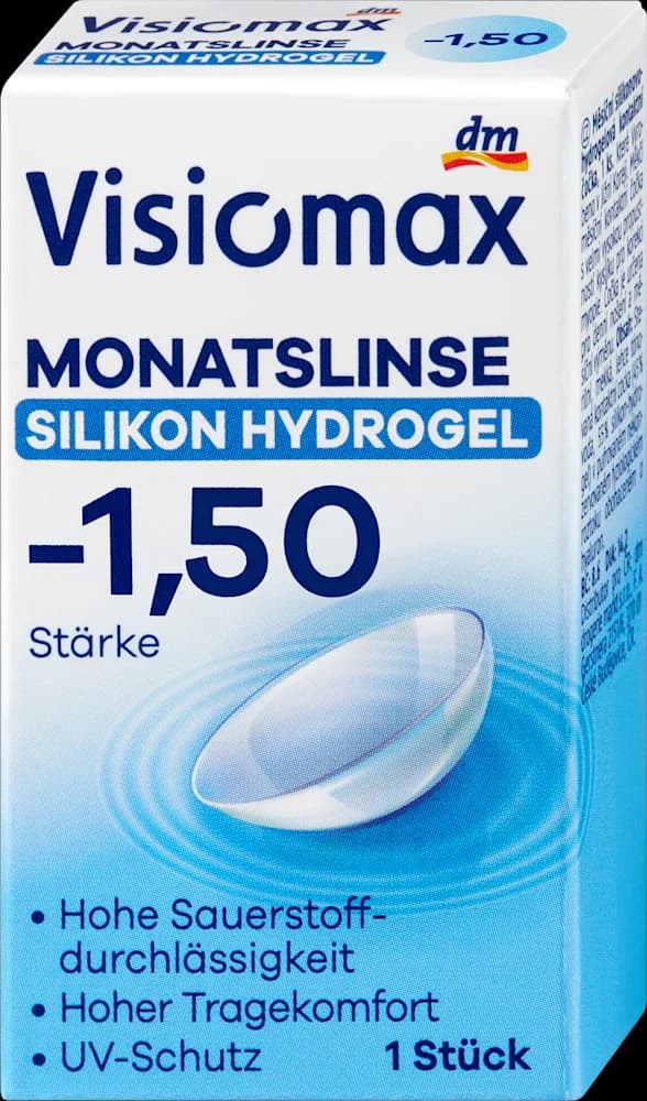 VISIOMAX sil.hidr.mj. leće -1,50 1 kom.