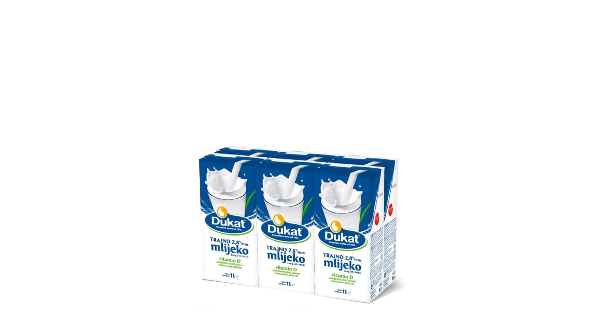 Trajno mlijeko 2,8% slim
