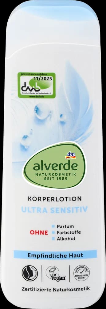 alverde losion/tijelo ult. sens. 250 ml