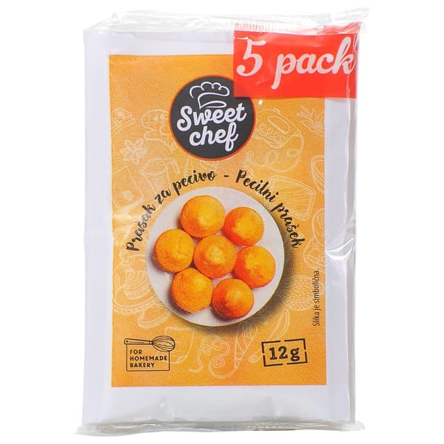 PRAŠAK ZA PECIVO 60g 5X12g SWEET CHEF