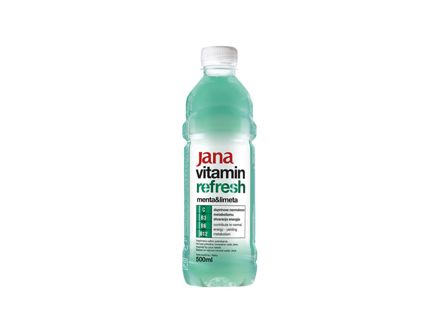 Voda Jana Vitamin Refresh Menta Limeta