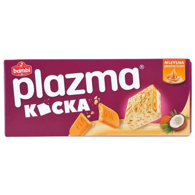 Plazma Kocka napolitanke bijela čokolada