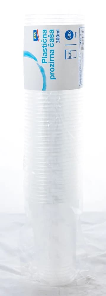 50/1 ARO PL. ČAŠE 0,3L, PROZIR