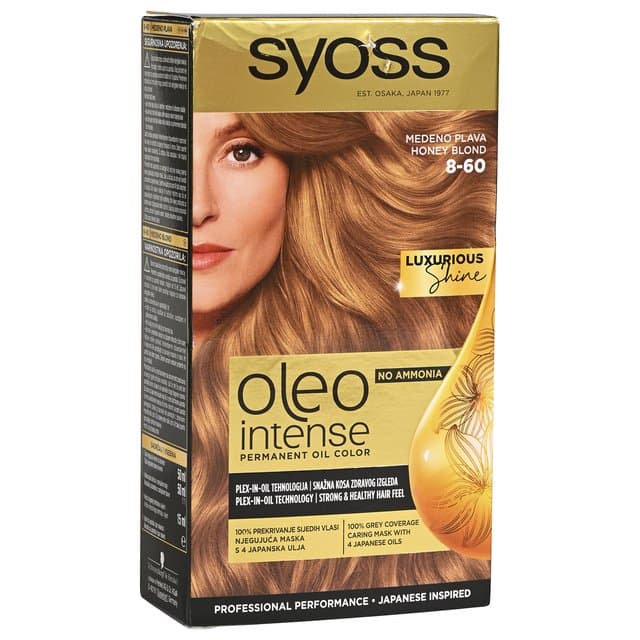 Syoss Oleo boja za kosu 8-60 Medeno Plava