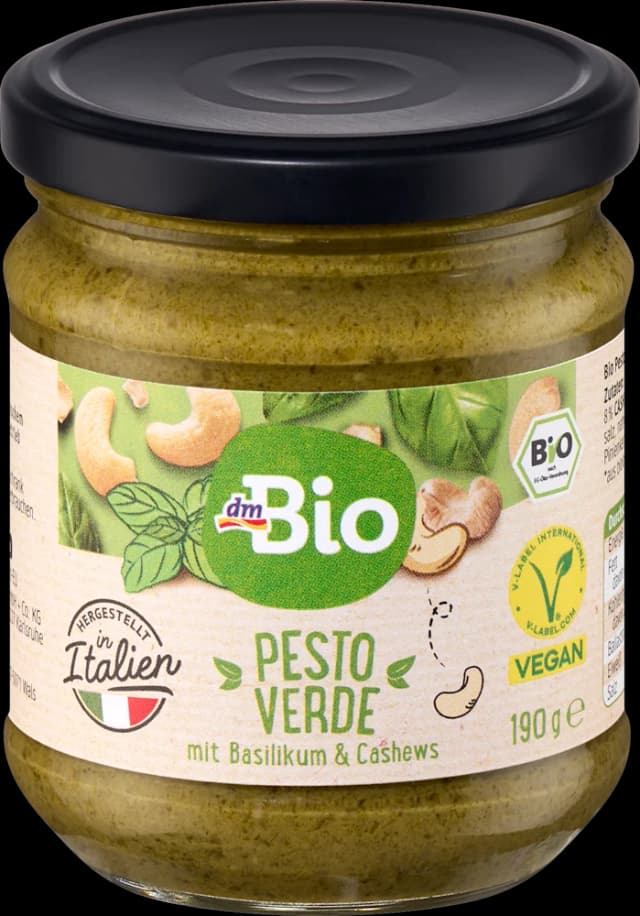 dmBio pesto verde bos./ind.oraš. 190g