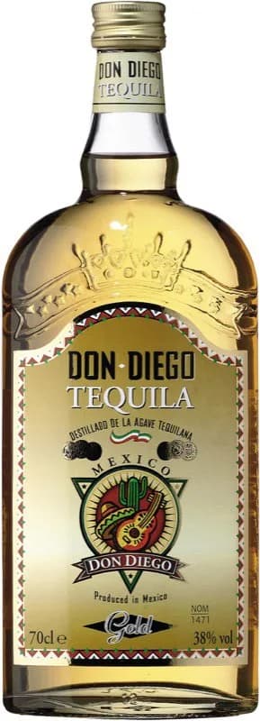 0 7L DON DIEGO TEQUILA GOLD
