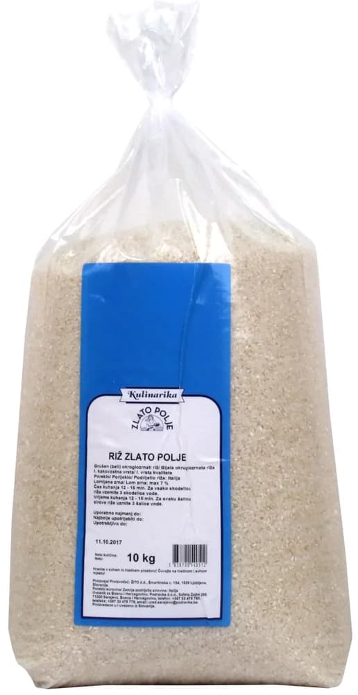 10KG ZLATO POLJE RIŽA OKRUGLO