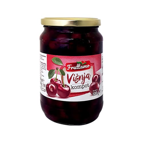 KOMPOT VIŠNJA BK FRUTTAMO 680g/340g