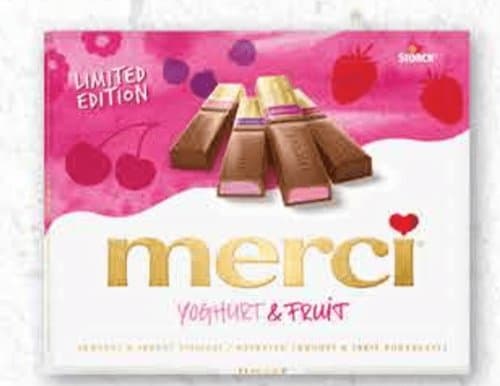 Bombonijera Merci Fruit & Jogurt