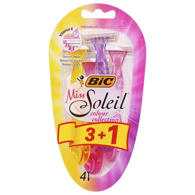 Brijač ženski Bic Miss Soleil 3+1