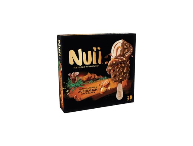 Nuii Sladoled karamela i makadam.3x90ml