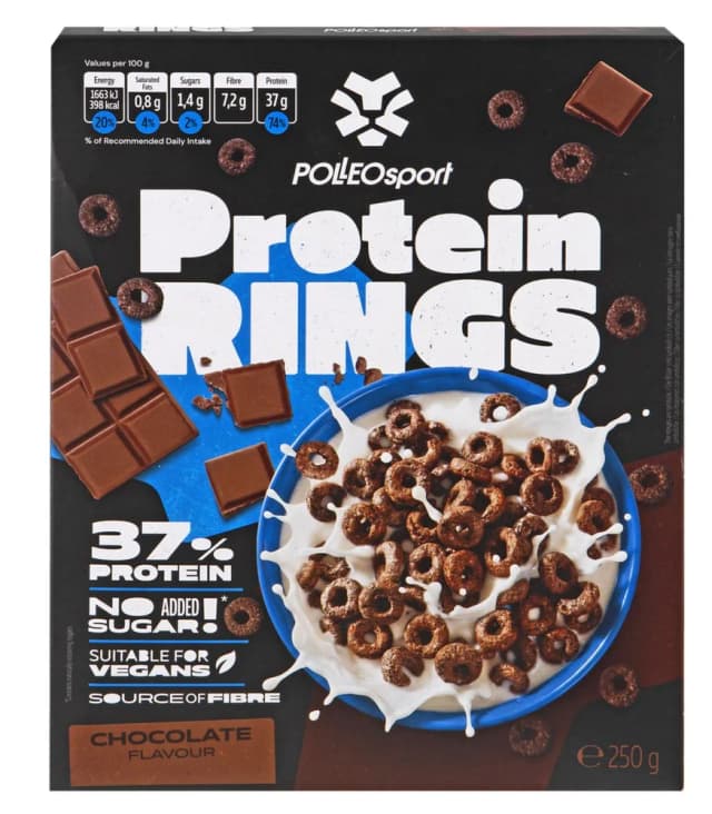 Polleosport Protein rings čokolada 250 g