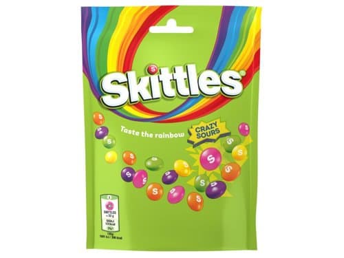 Skittles Bomboni Crazy Sours