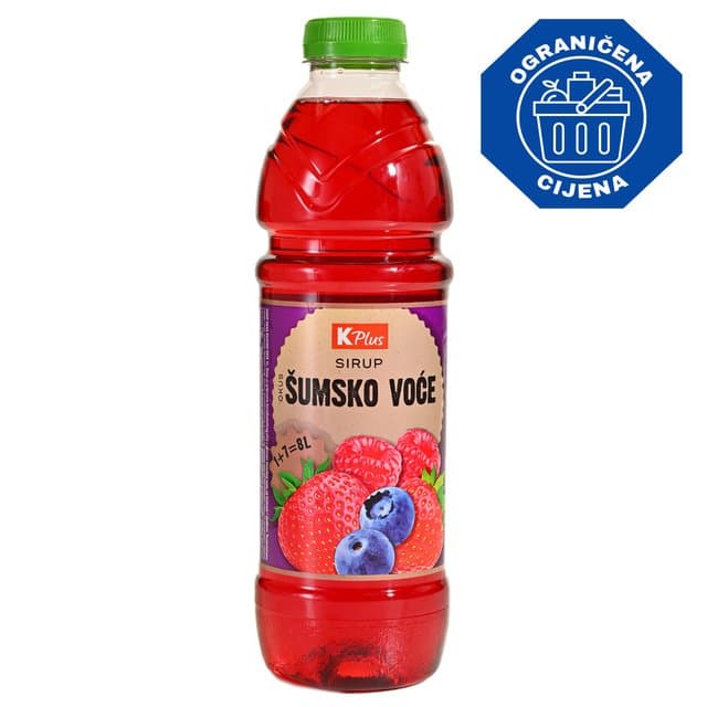 SIRUP K PLUS ŠUMSKO VOĆE 1L