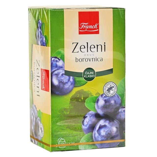 ČAJ ZELENI BOROVNIC 20/1 35 g FRANCK