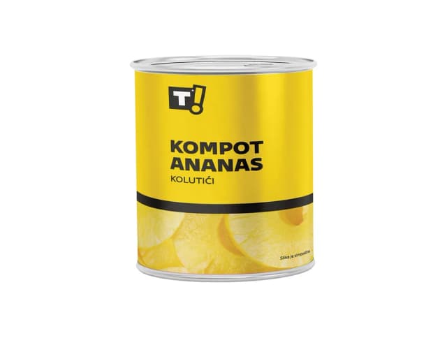 KOMPOT ANANAS KOL. 830 g T!