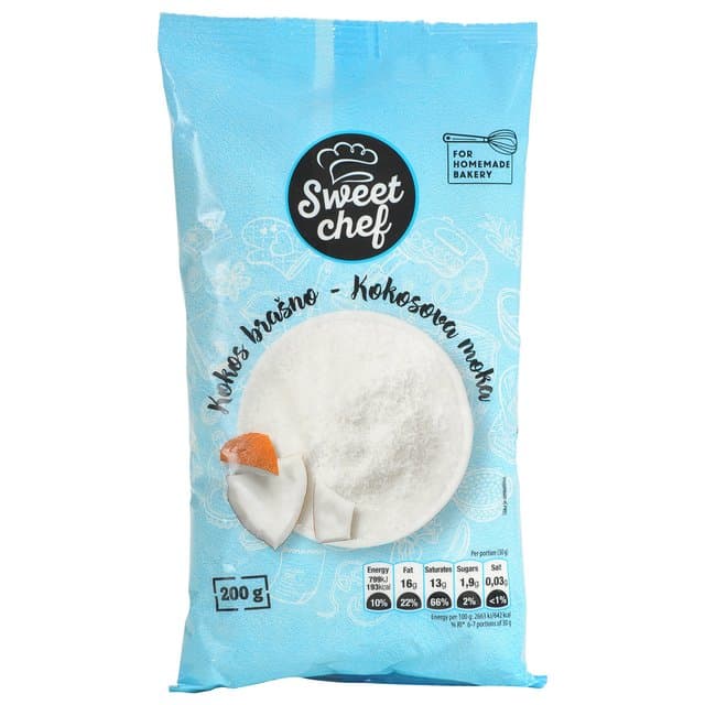 KOKOS BRAŠNO 200g SWEET CHEF