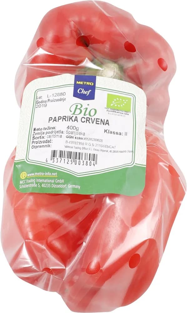 400G MC BIO PAPRIKA CRVE KL II