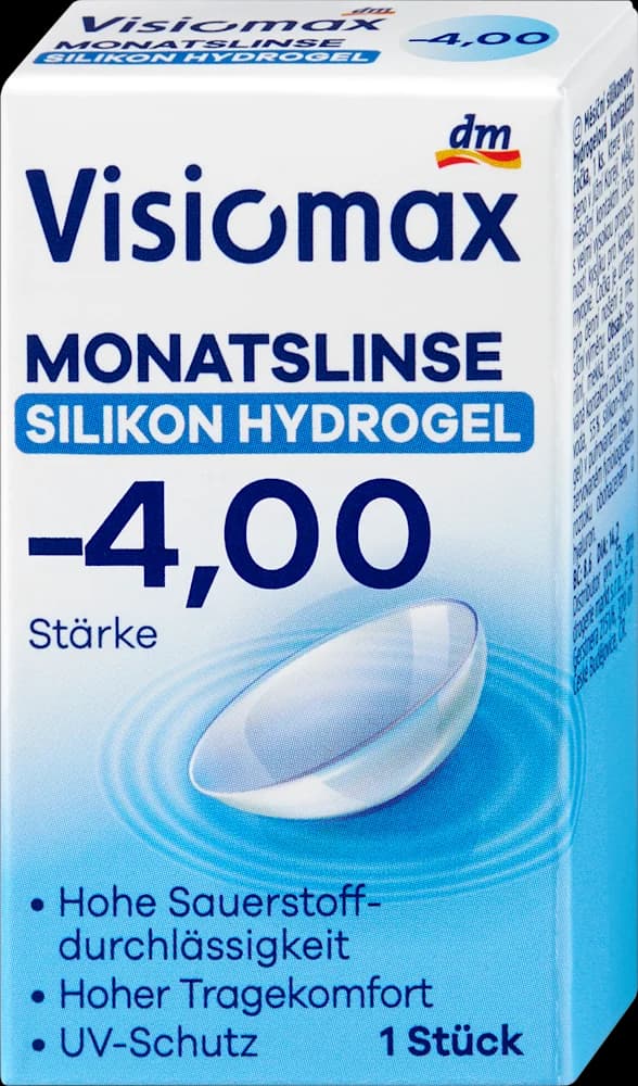 VISIOMAX sil.hidr.mj. leće -4,00 1 kom.