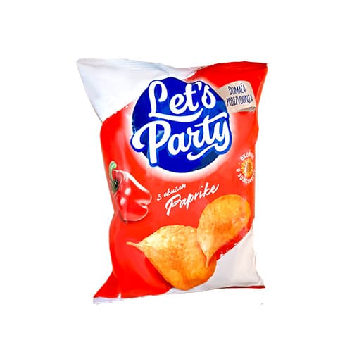 ČIPS LETS PARTY PAPRIKA 150 g