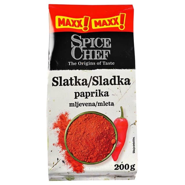 PAPRIKA SLATKA MLJEV MAXX SPICE CHEF 200 g