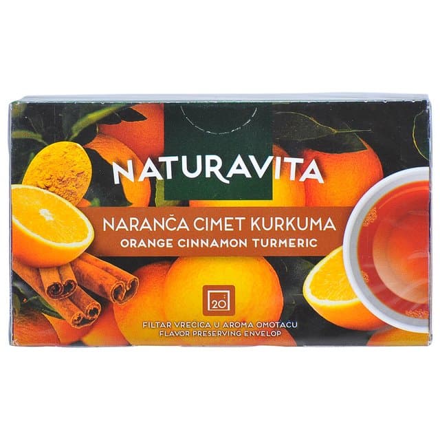 Čaj naranča, cimet, kurkuma