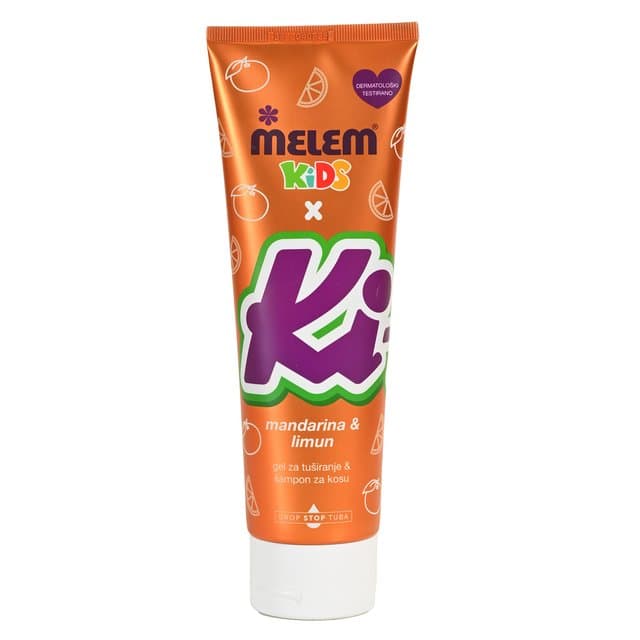 Melem Kiki 2u1 Šampon i Gel Mandarina i Limun